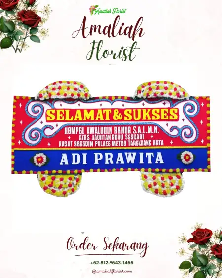Papan Bunga Ucapan Selamat Galing