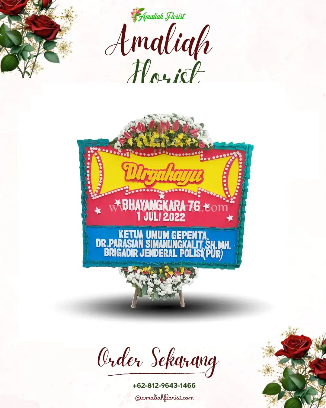 Papan Bunga HUT Ulang Tahun Galing